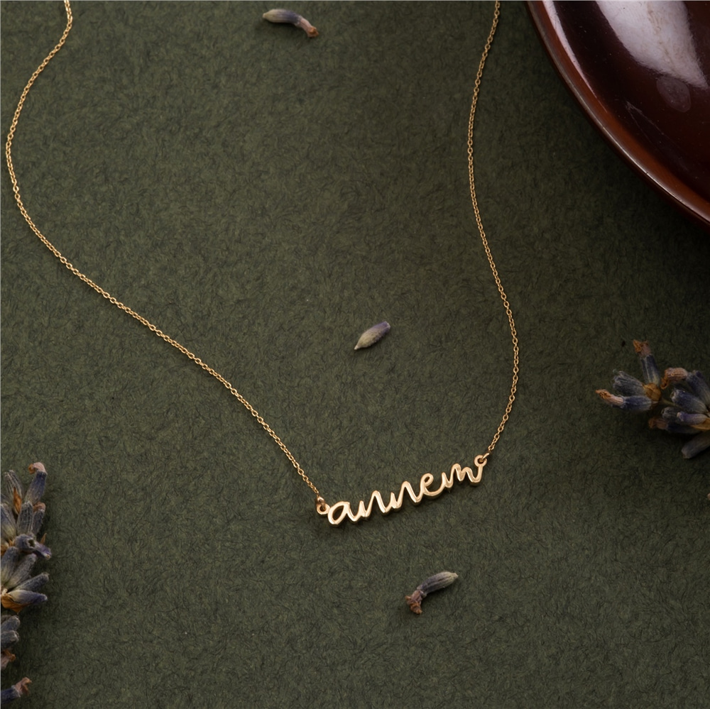 Goldstore-İsim Kolye