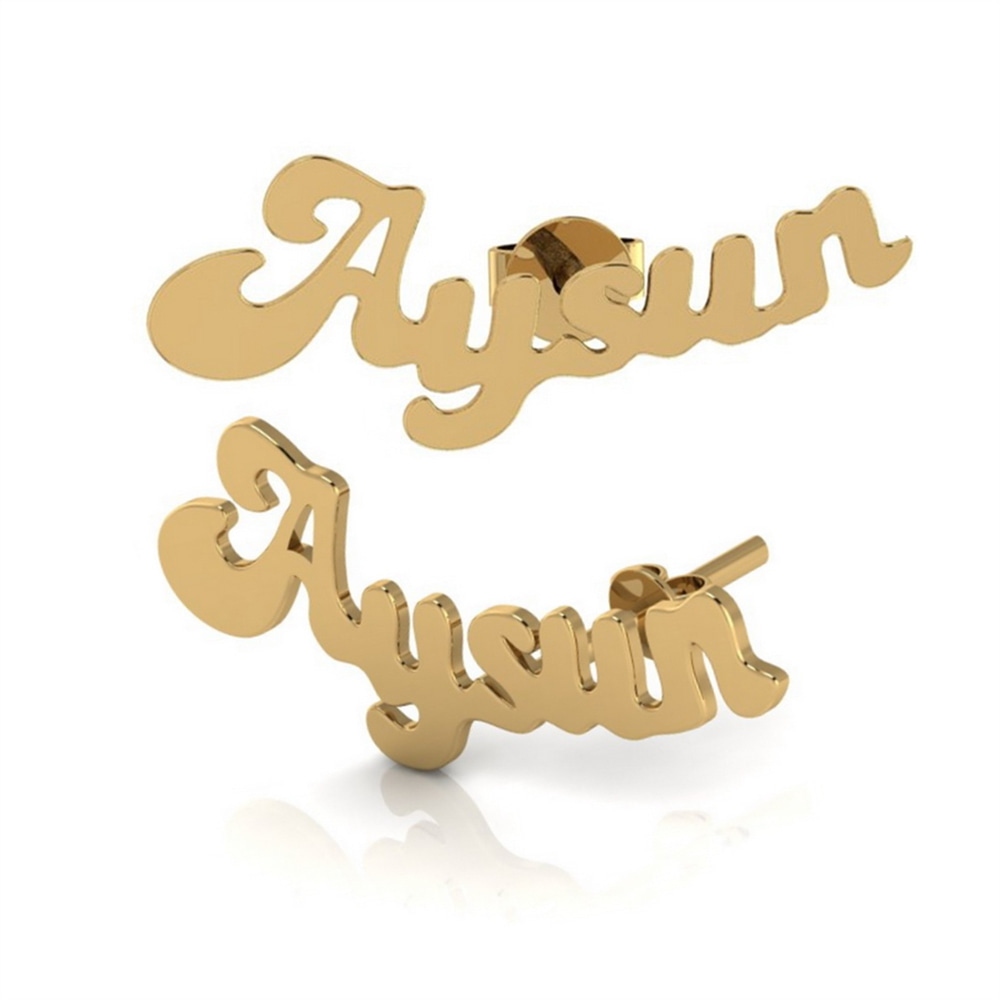 Goldstore-İsim Küpe