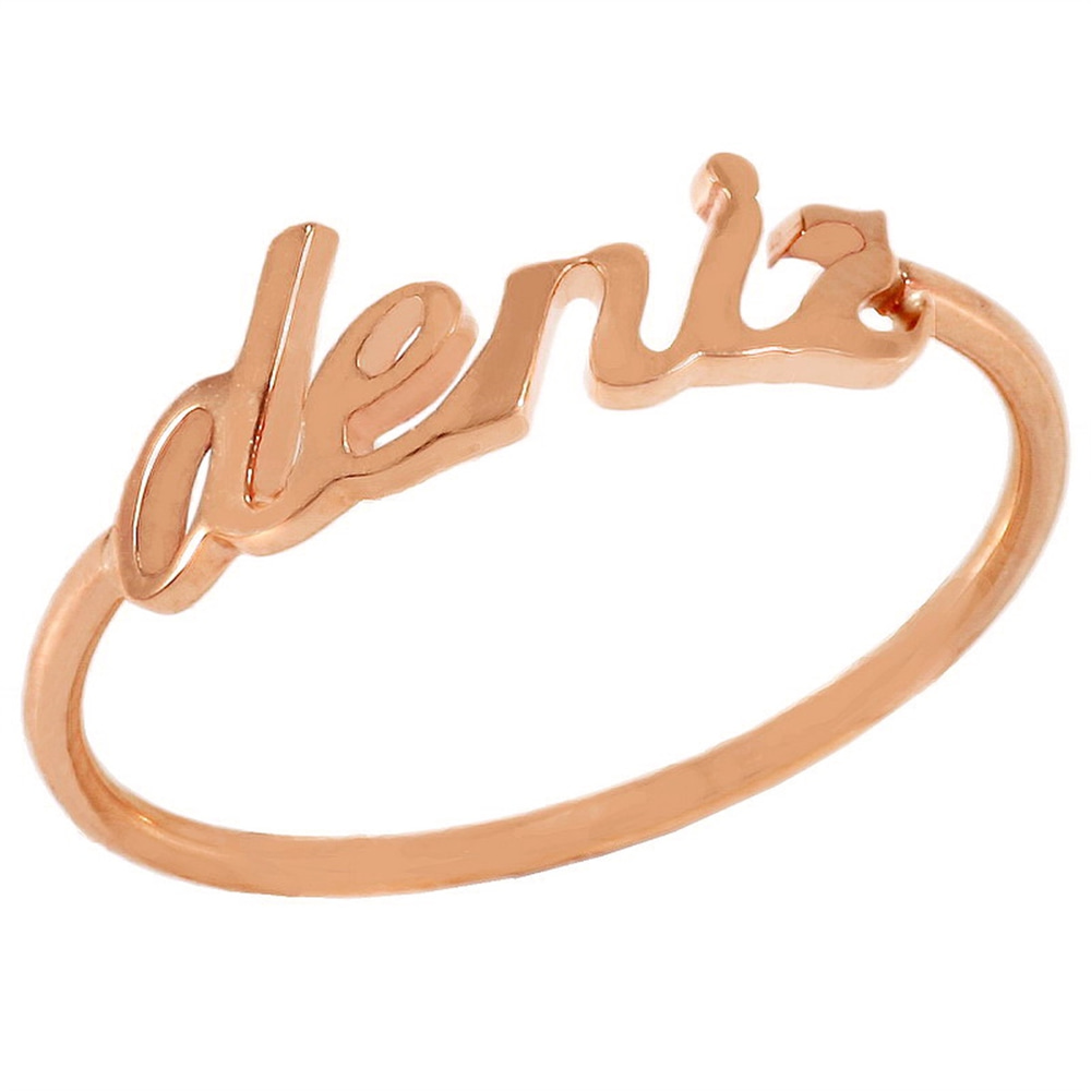 Goldstore-İsim Yüzük