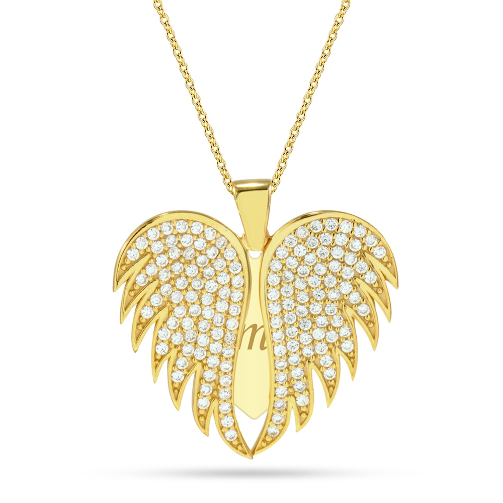 Goldstore-İsimli Kanat Kolye