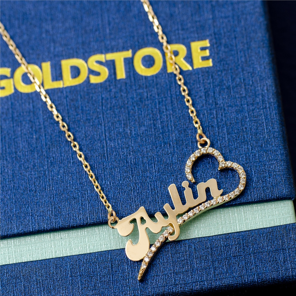Goldstore-Kalpli İsim Kolye