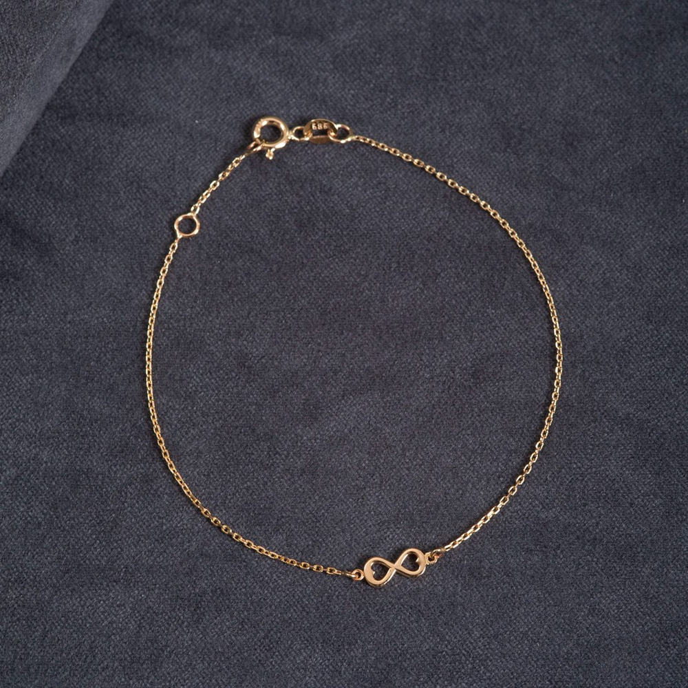 Goldstore-Heart Infinity Bracelet