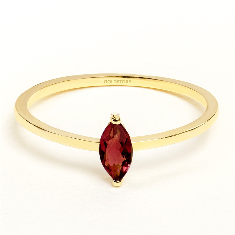 Goldstore-Markiz Garnet Taşlı Yüzük