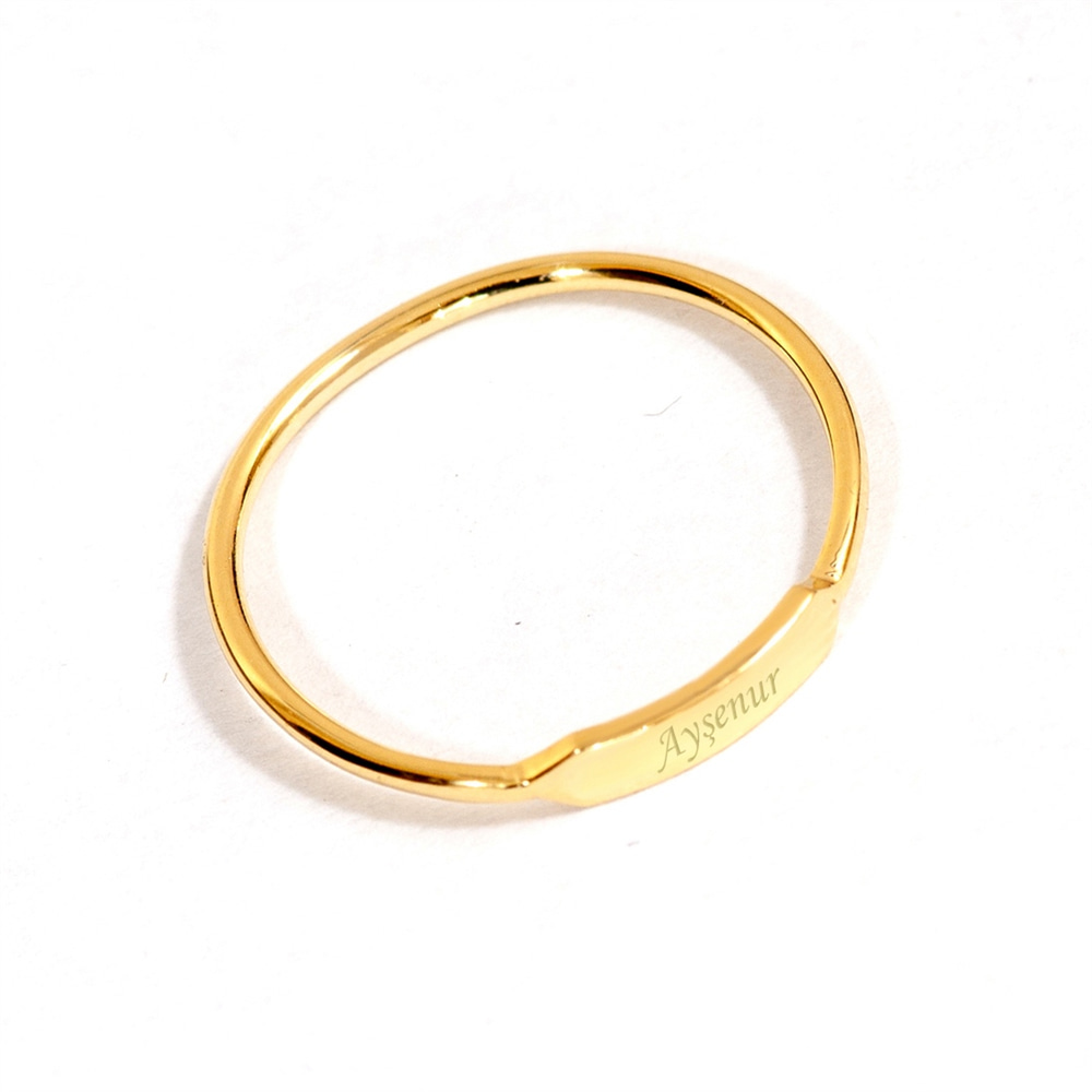 Goldstore-Minimalist Bar Yüzük