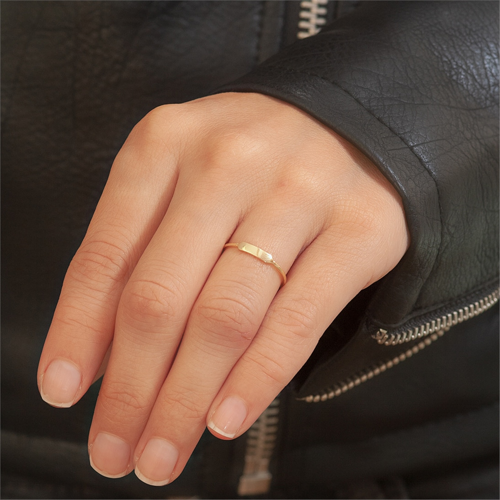 Goldstore-Minimalist Bar Yüzük
