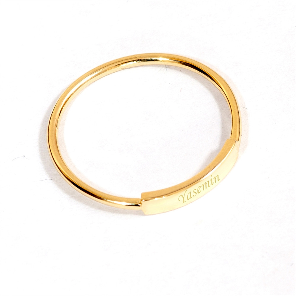 Goldstore-Minimalist Bar Yüzük