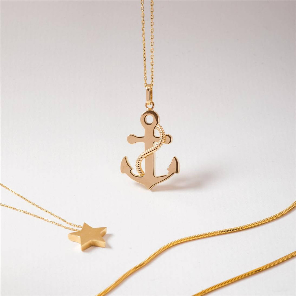 Goldstore-Nautical Urn Necklace