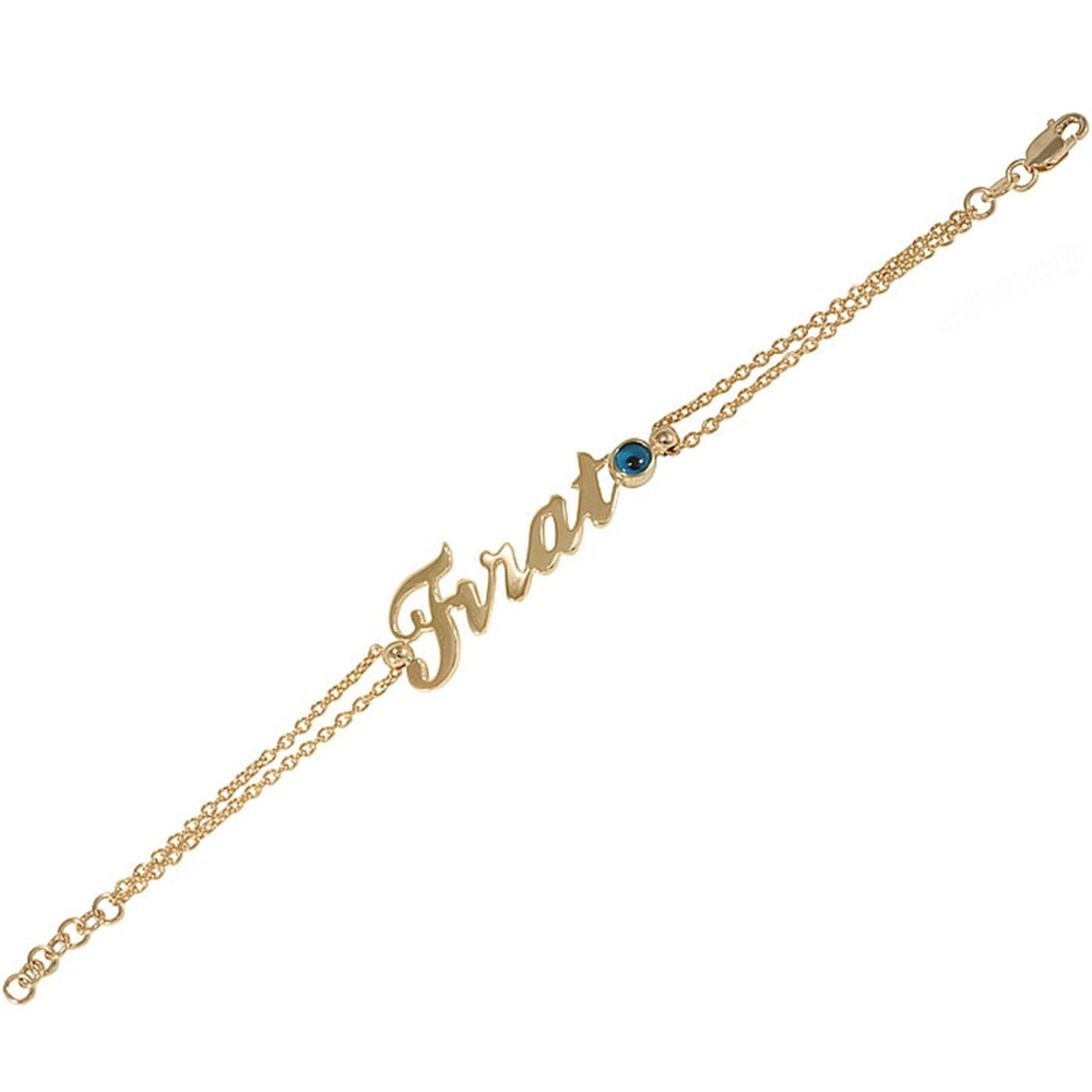 Goldstore-Nazar Göz İsim Bileklik