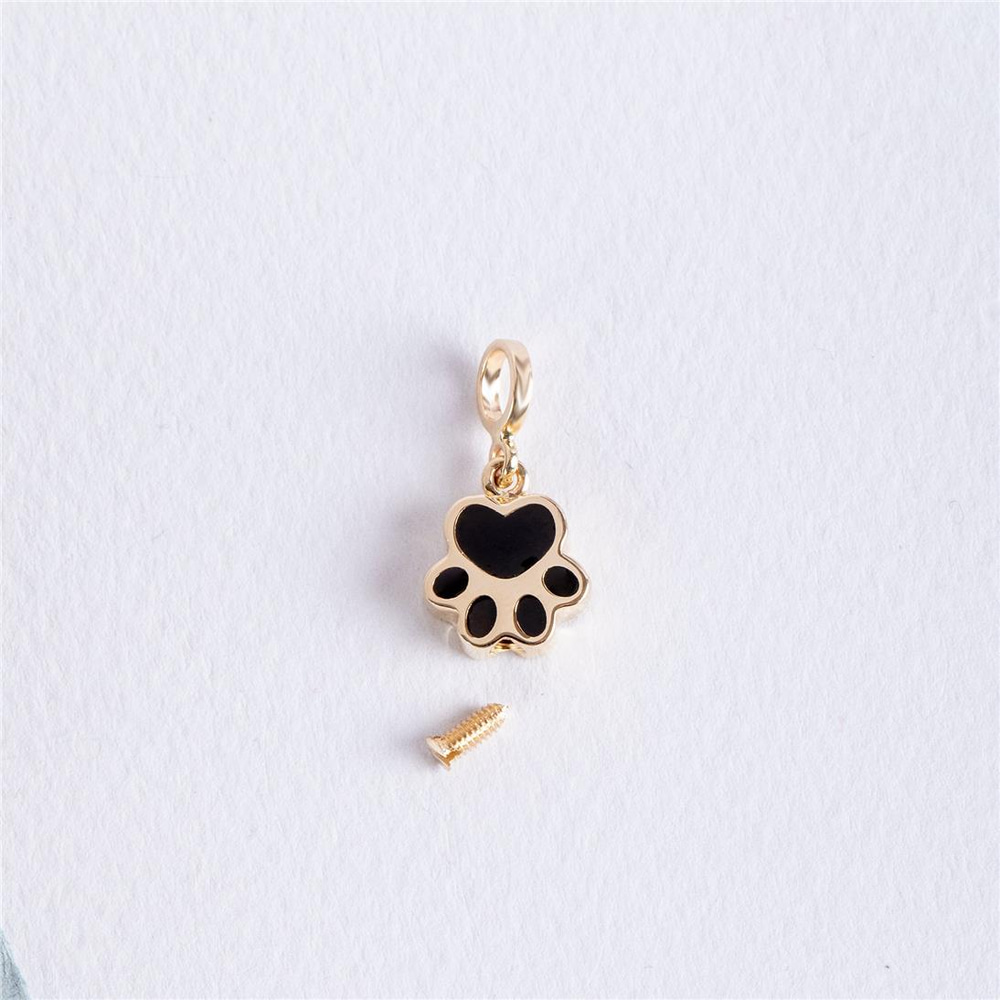 Goldstore-Paw Print Urn Necklace