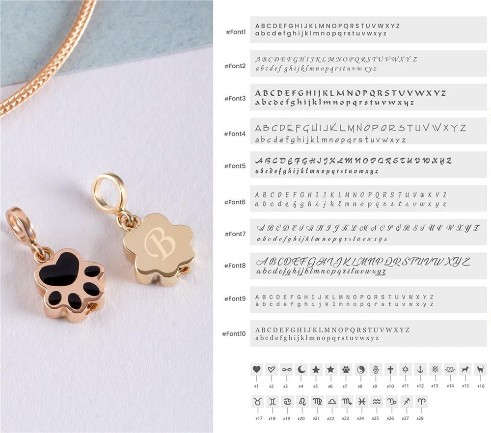 Goldstore-Paw Print Urn Necklace