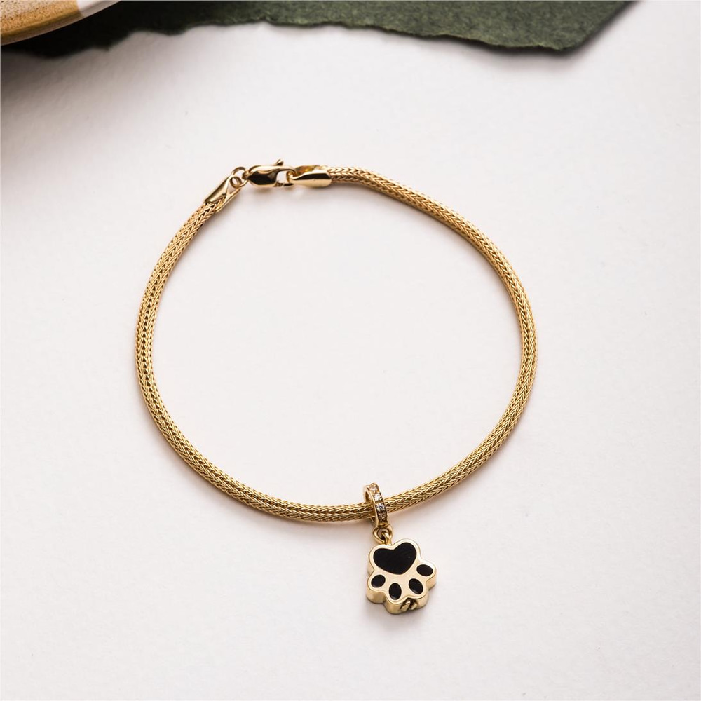 Goldstore-Paw Print Urn Necklace