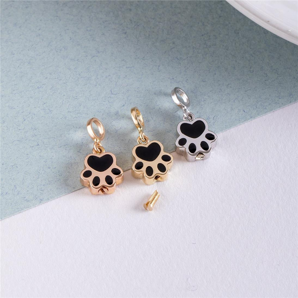 Goldstore-Paw Print Urn Necklace