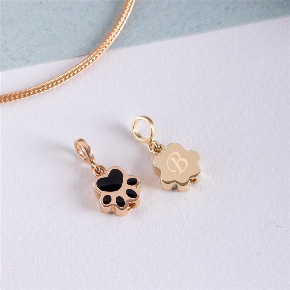 Goldstore-Paw Print Urn Necklace