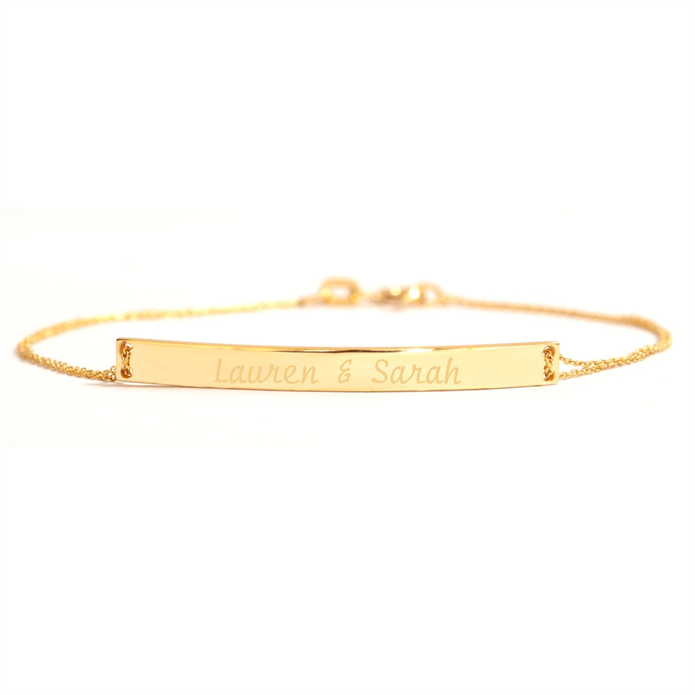 Goldstore-Plaka İsim Bileklik