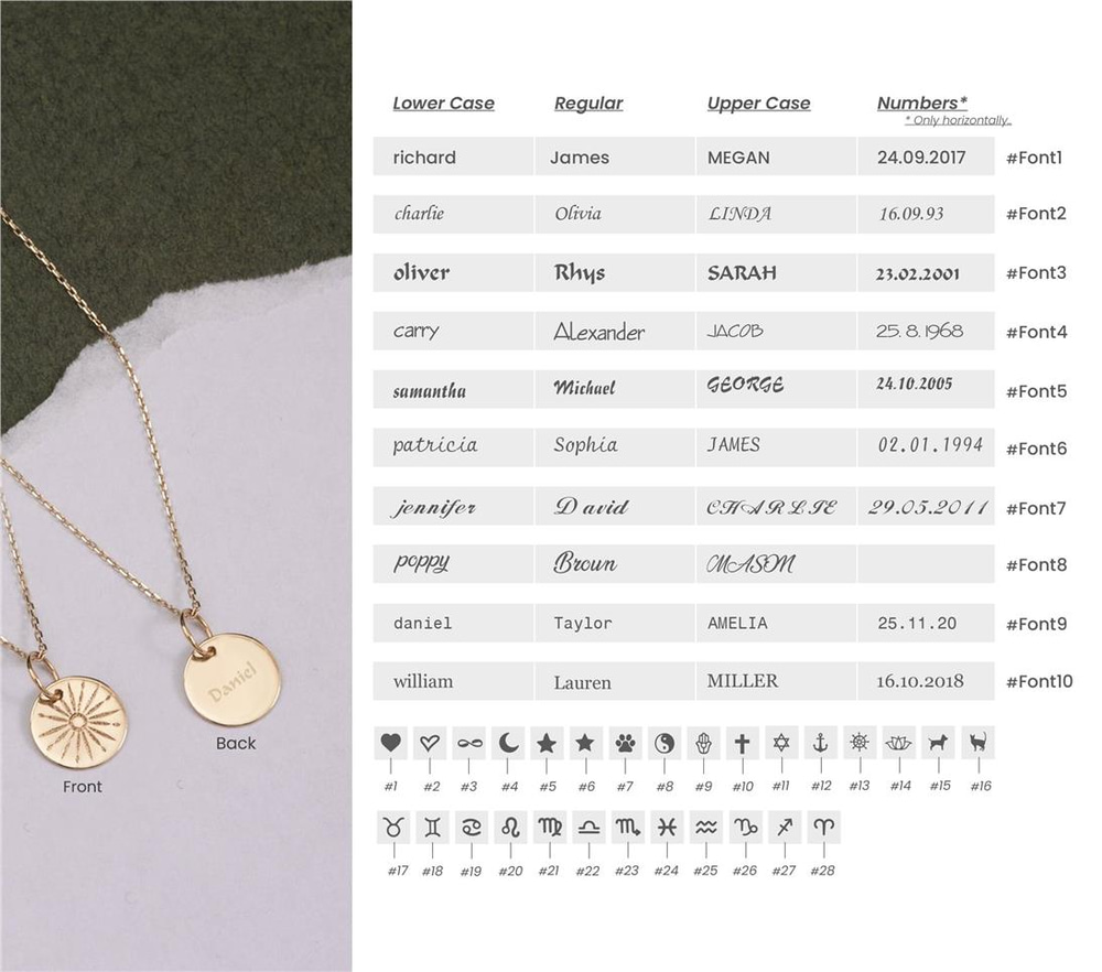Goldstore-Real Gold 14K Sunbeam Necklace, Custom Initial Engrave Minimalist Sunshine Pendant, Gold The Sun Tarot Jewelry Letter Necklace Gift For Her