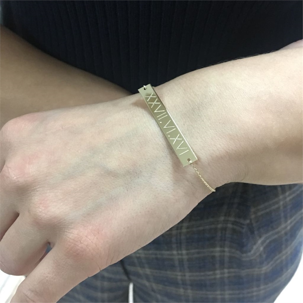 Goldstore-Roma Rakamlı Tarih Bileklik