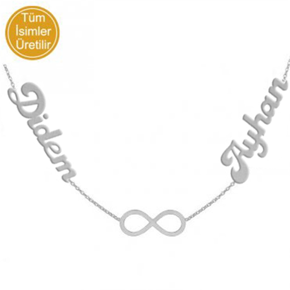 Goldstore-Sen ve Ben Sonsuza Kadar İsim Kolye