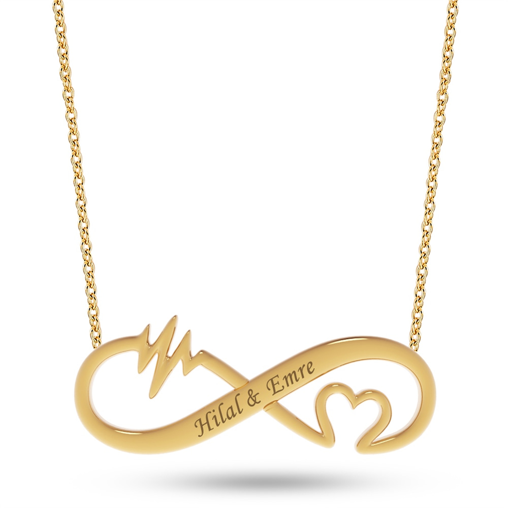 Goldstore-Sonsuzluk İsim Kolye