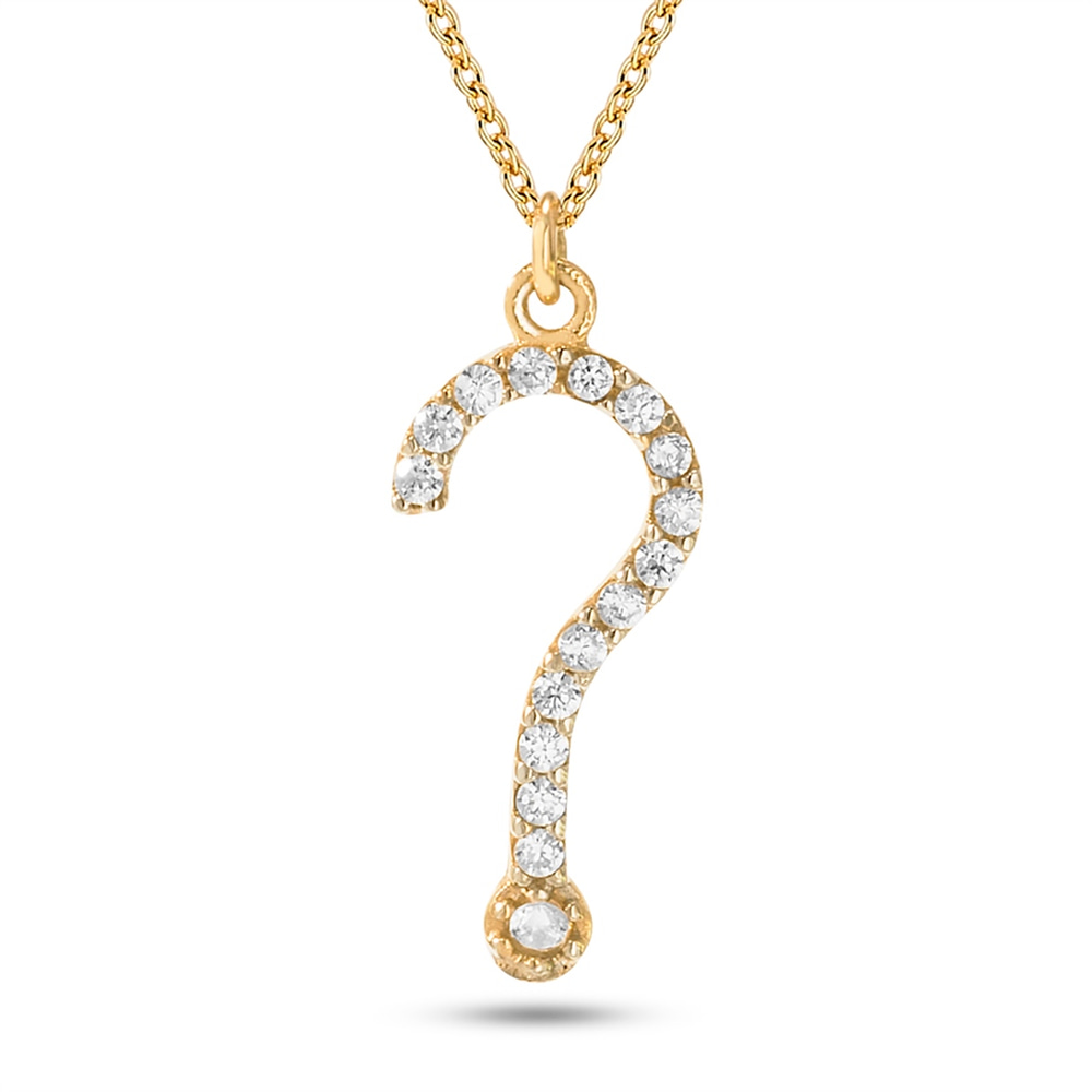 Goldstore-Soru İşareti Kolye