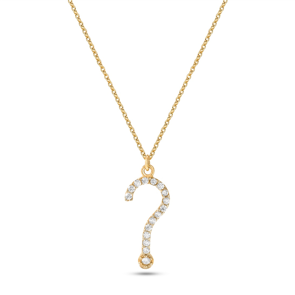 Goldstore-Soru İşareti Kolye