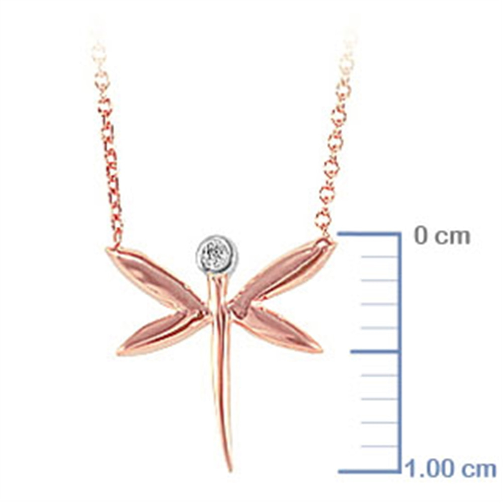 Goldstore-URL 0.01 ct. Pırlanta Yusufçuk Kolye