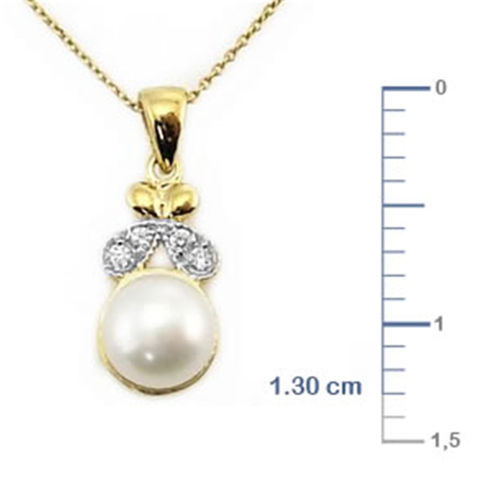 Goldstore-URL 0.04 ct. Pırlanta Kolye
