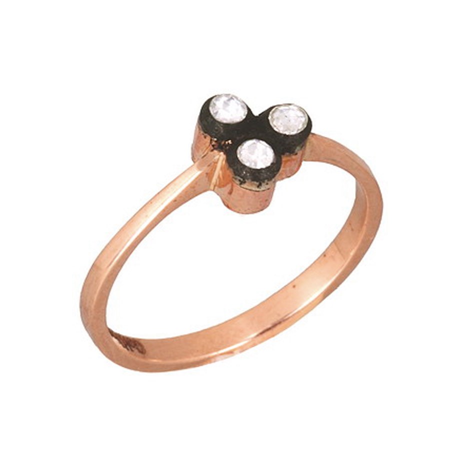 Goldstore-URL 0.1 ct. Pırlanta Tria Yüzük