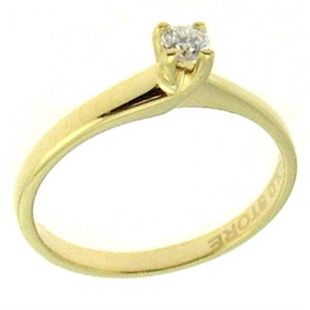 Goldstore-URL 0.11 ct. Pırlanta Tektaş Yüzük