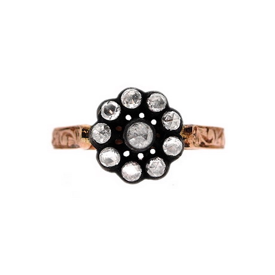 Goldstore-URL 0.23 ct. Pırlanta Gül Yüzük
