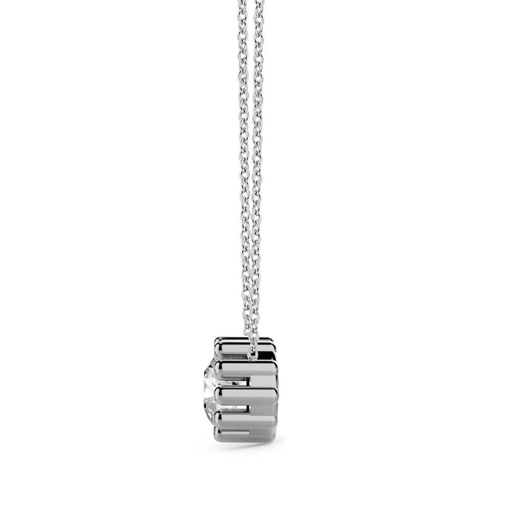 Goldstore-URL 0.3 ct. Pırlanta Klasik Tektaş Kolye