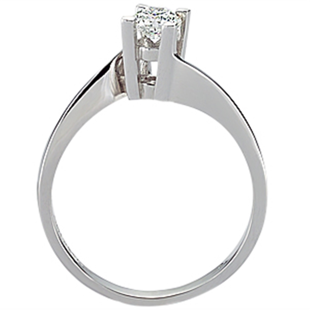 Goldstore-URL 0.3 ct. Pırlanta S Kollu Tektaş Yüzük