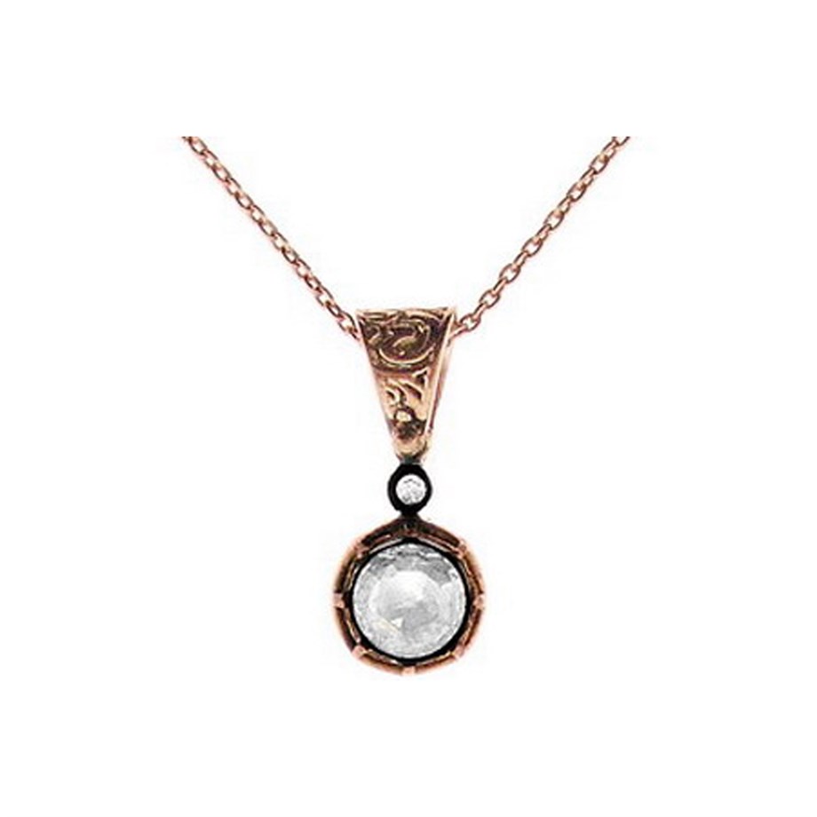 Goldstore-URL 0.36 ct. Pırlanta Tektaş Kolye