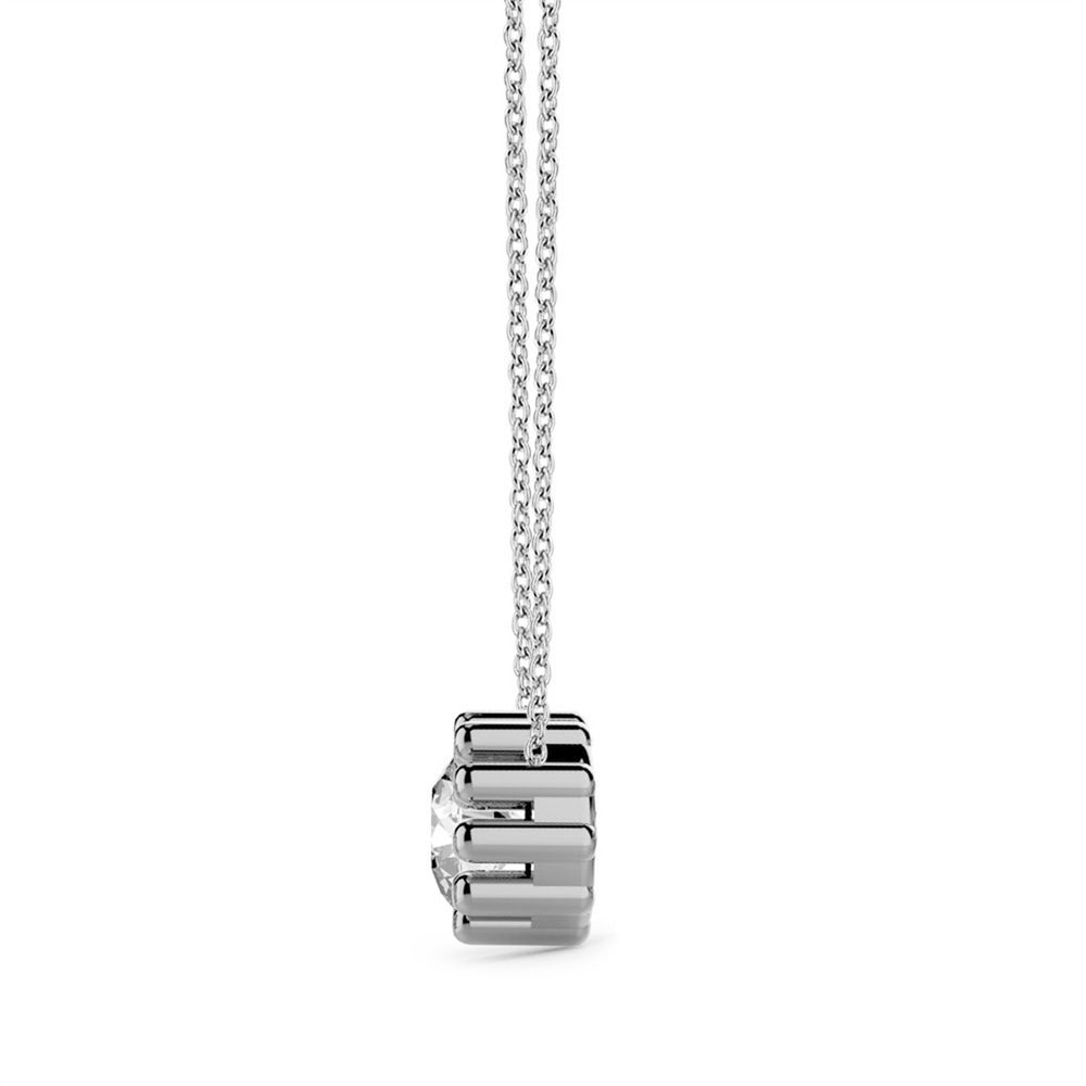 Goldstore-URL 0.7 ct. Pırlanta Klasik Tektaş Kolye
