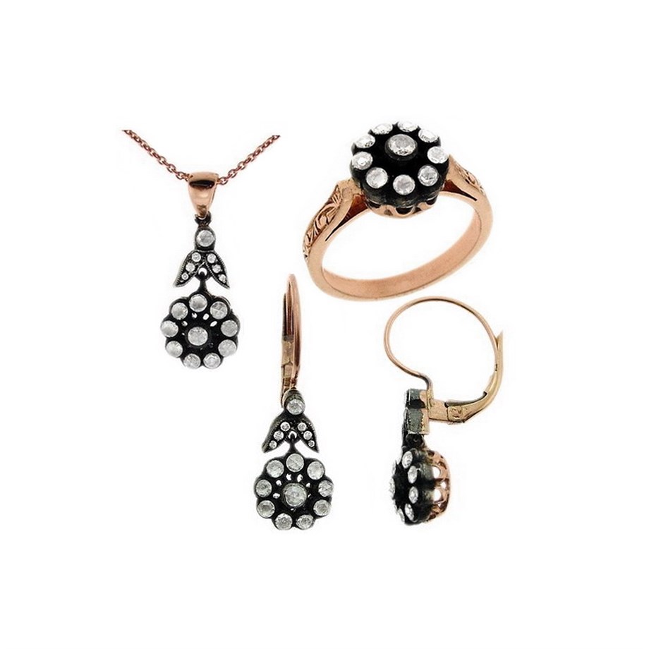 Goldstore-URL 1.1 ct. Pırlanta Fantezi Set