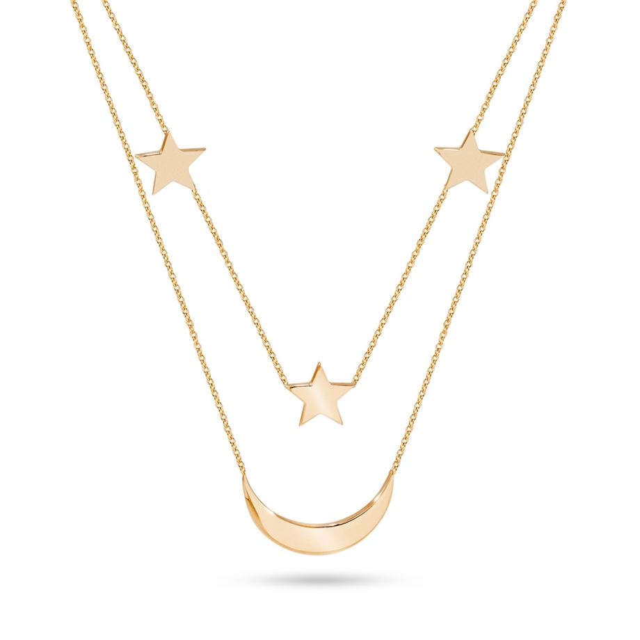 Goldstore-URL Ay, Ayyıldız, Yıldız Kolye