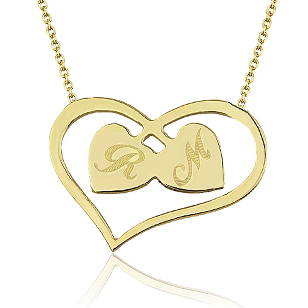 Goldstore-URL Kalp Harf Kolye