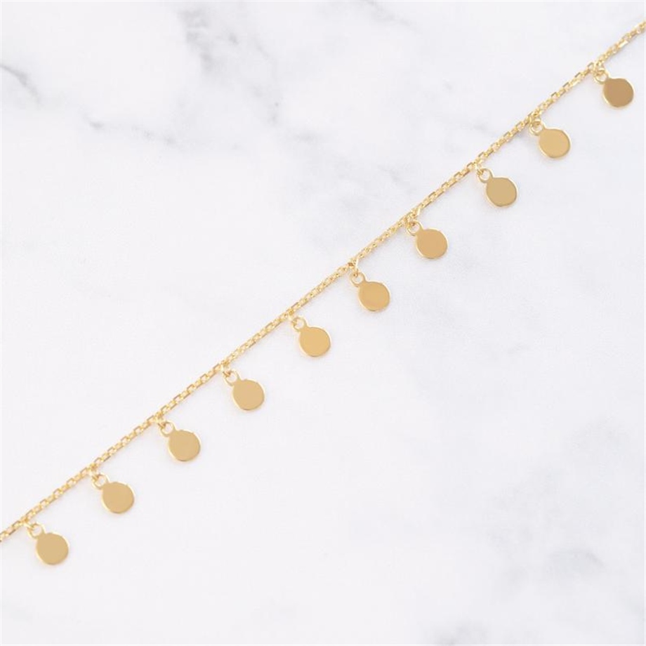 Goldstore-URL Madalyon Choker Kolye