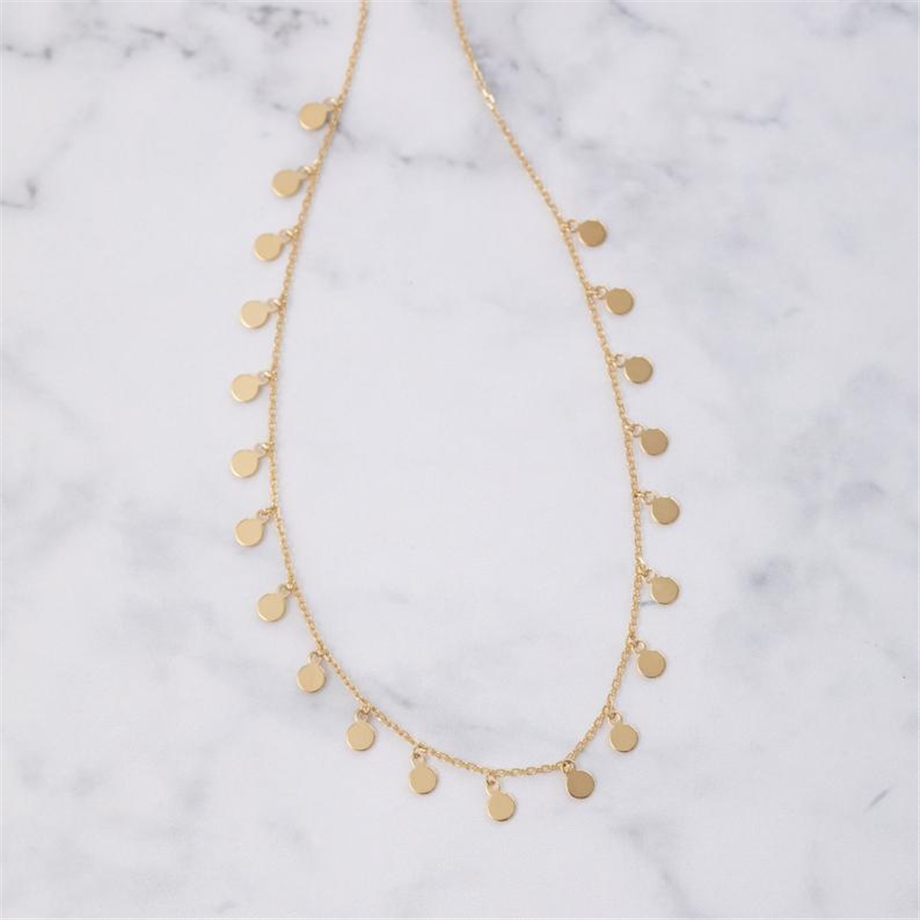 Goldstore-URL Madalyon Choker Kolye