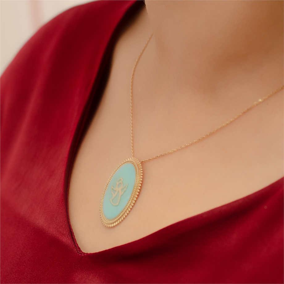 Goldstore-URL Melek Mineli Kolye