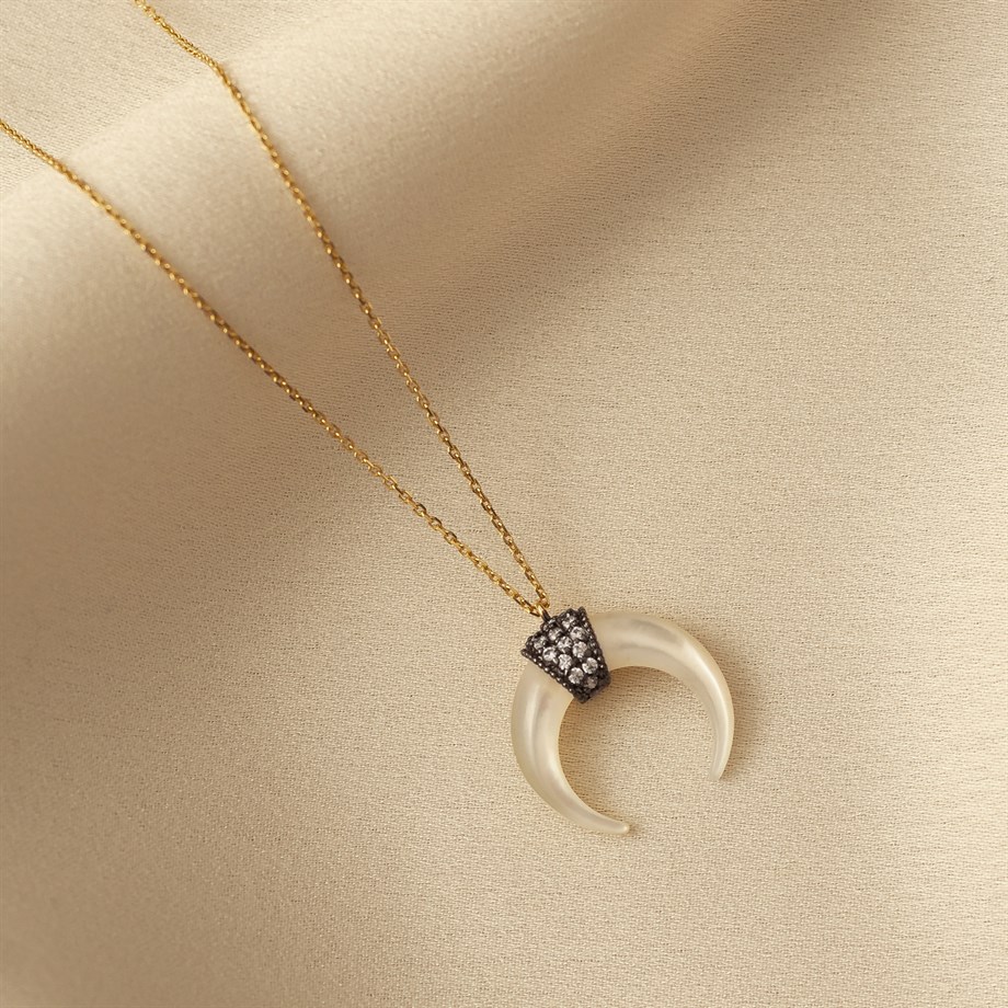 Goldstore-mucevher/14-ayar-altin-sedefli-boynuz-kolye-gp43983_43983.html