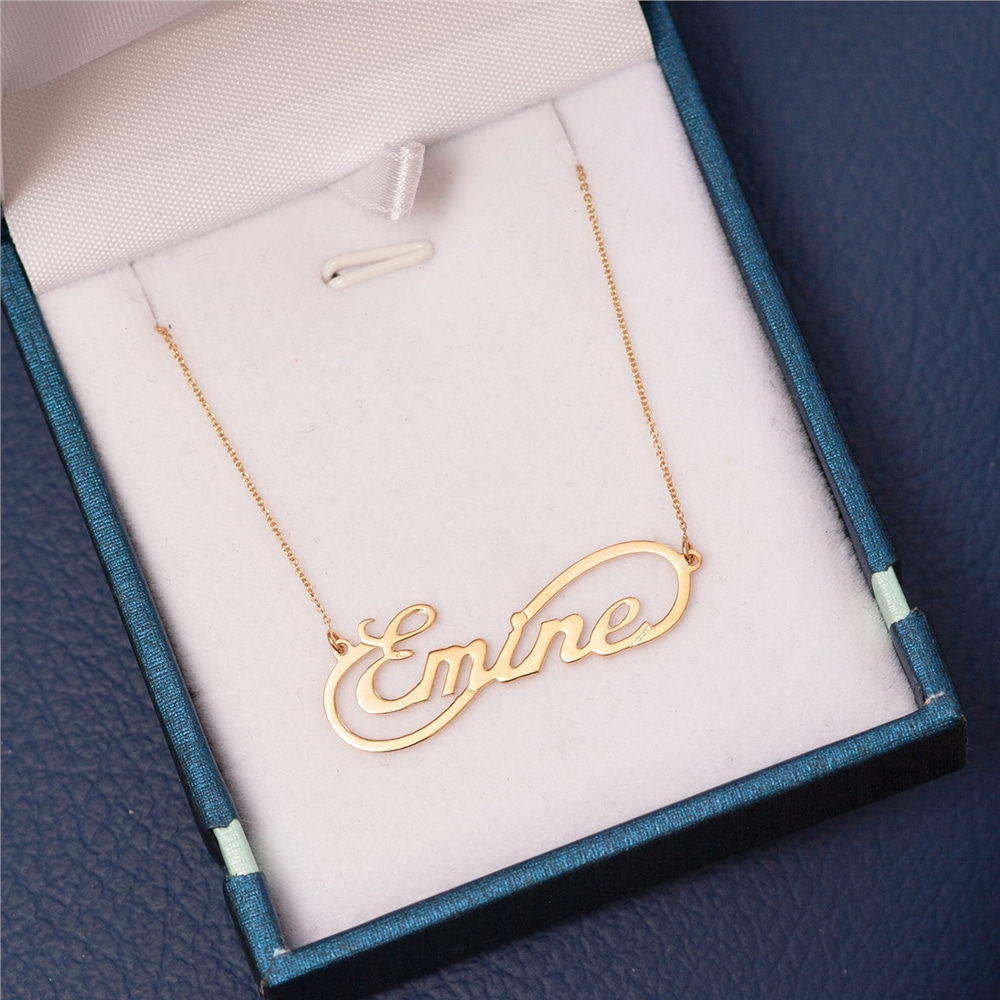 Goldstore-URL Sonsuzluk İsim Kolye