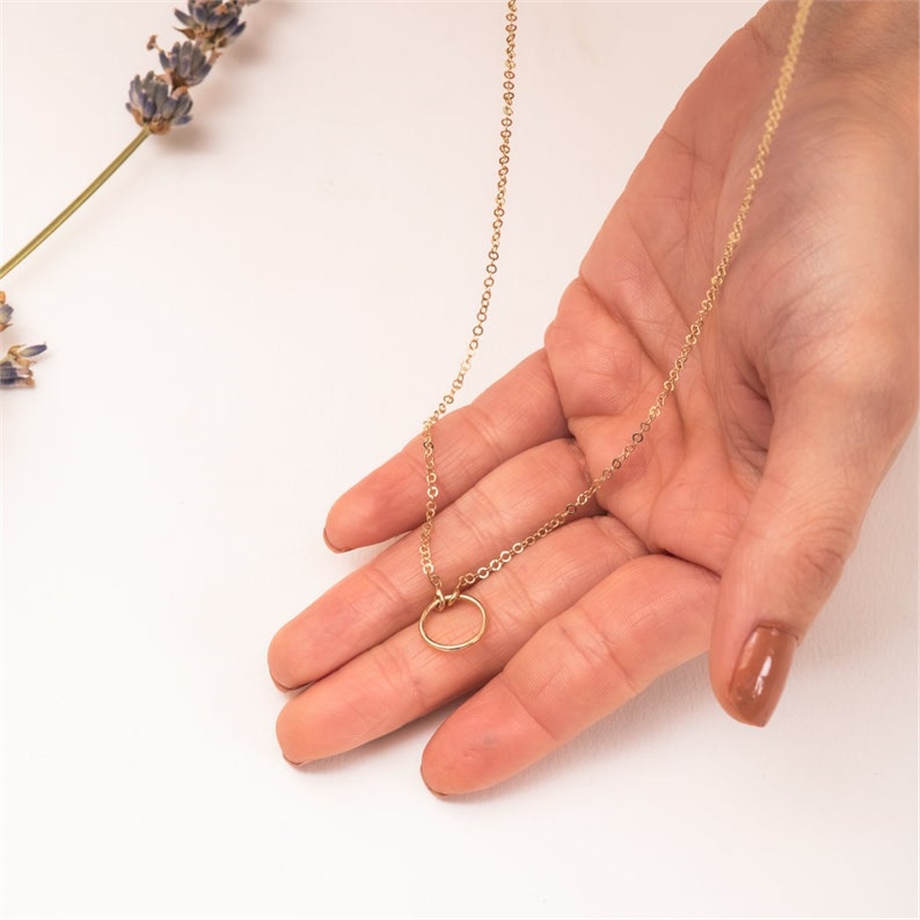 Goldstore-URL Yuvarlak Halka Kolye