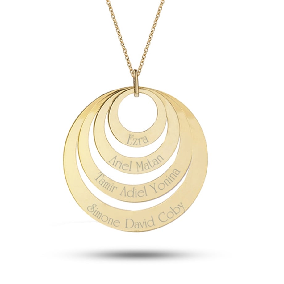 Goldstore-URL Yuvarlak İsim Kolye