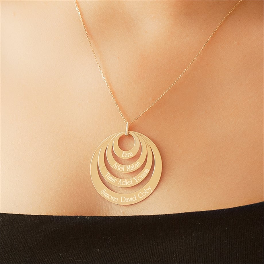 Goldstore-URL Yuvarlak İsim Kolye