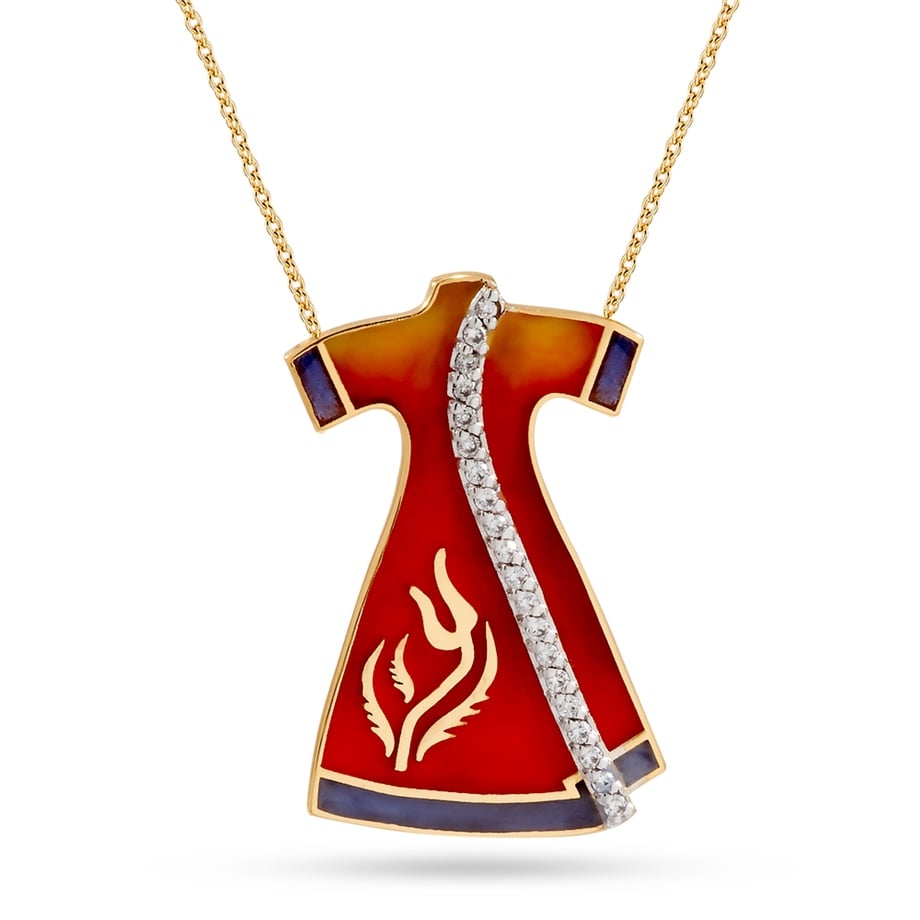 Goldstore-URL Zirkon Lale, Kaftan Mineli Kolye