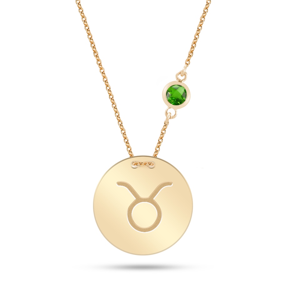 Goldstore-URL Zirkon Yıldız, Boğa Burcu Kolye