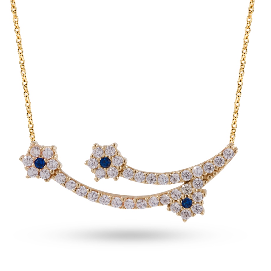 Goldstore-URL Zirkon Yıldız Fantezi Kolye