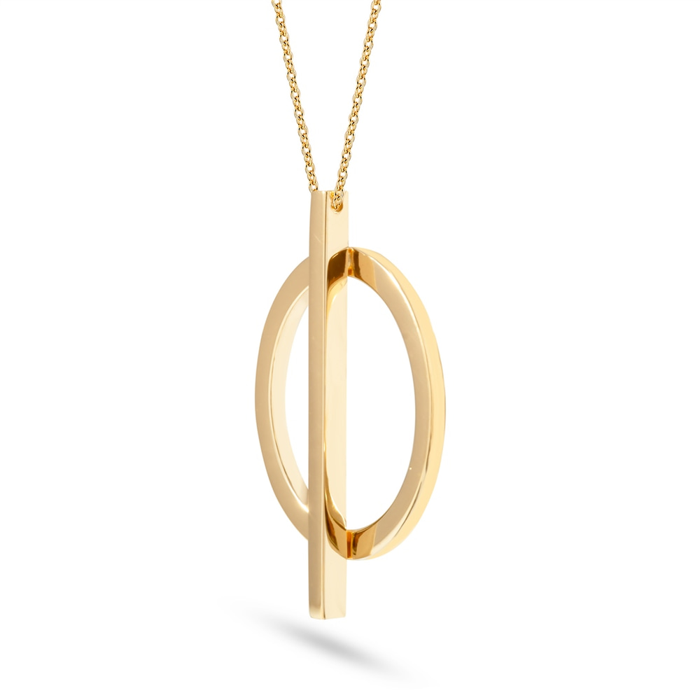 Goldstore-Yuvarlak, Çubuk İsim Kolye