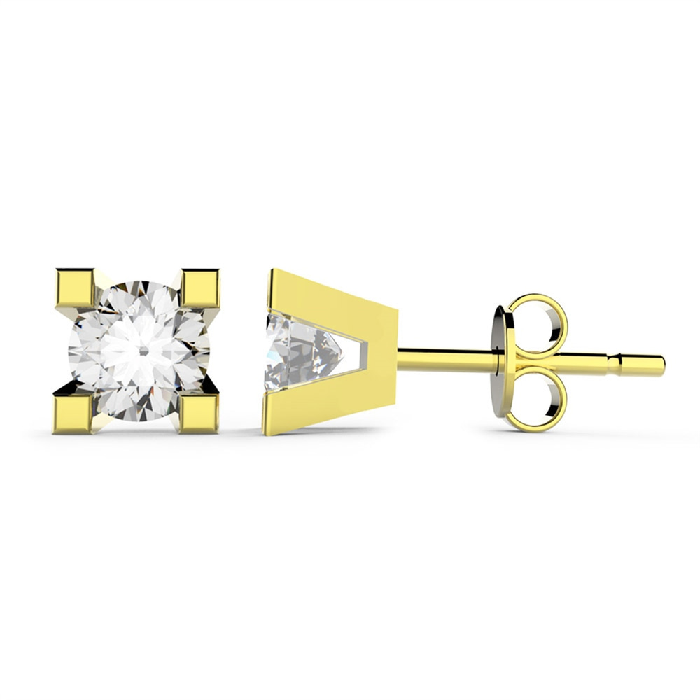 Goldstore-Zirkon Tektaş Küpe