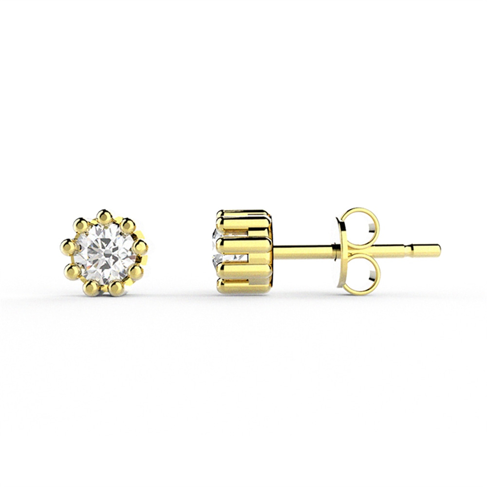 Goldstore-Zirkon Tektaş Küpe